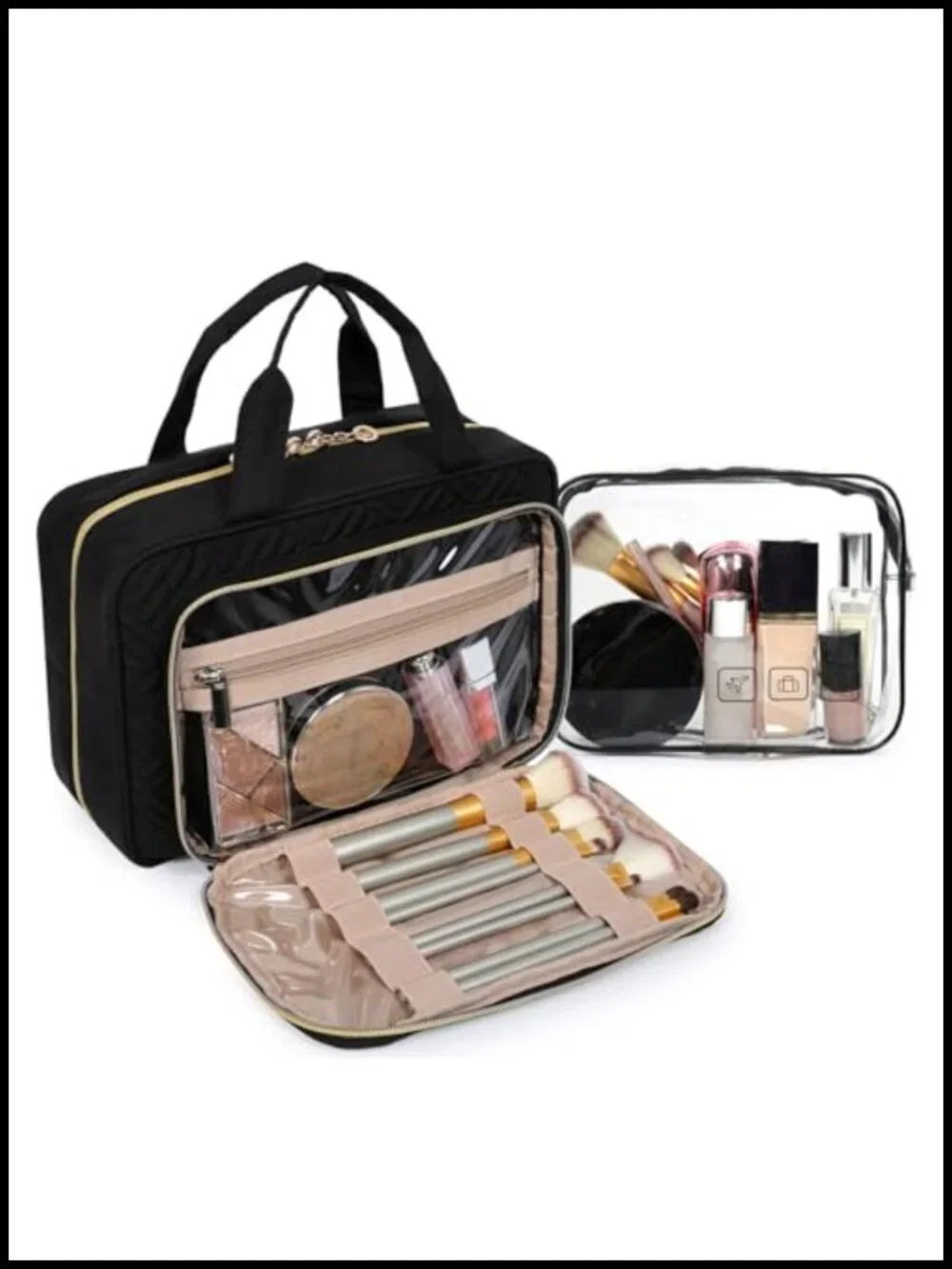 TSA Approved Hanging Toiletry Bag Travel Makeup Organizer Medium